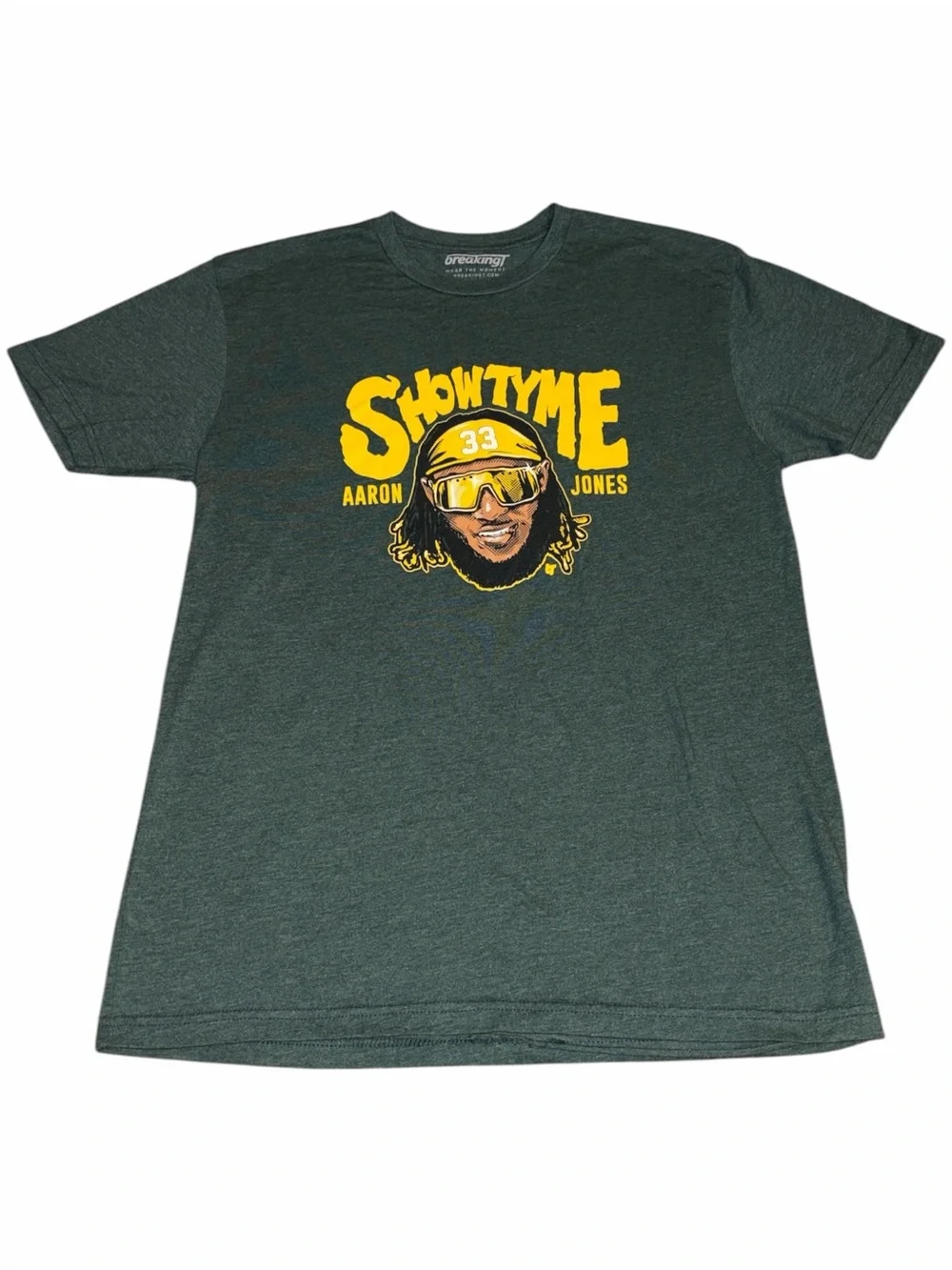 Showtyme Graphic Short Sleeve Tee - Dark Green - Picture 1 of 7